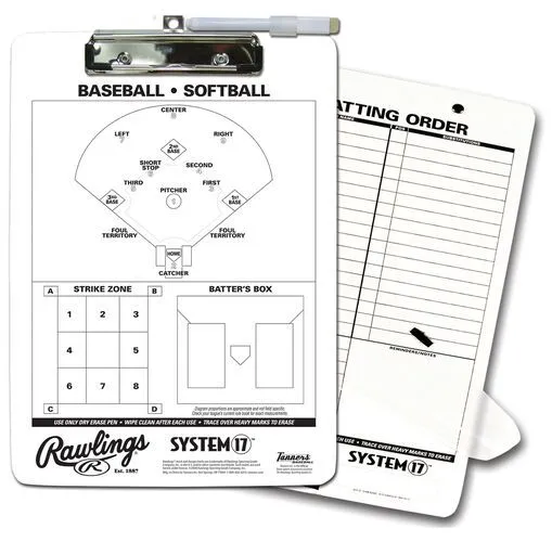 Rawlings Baseball Coach's Clipboard 2 Rawlings Baseball Coach's Clipboard - Image 2