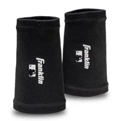 Franklin MLB 6 Inch Black Compression Wristbands