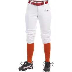 Rawlings WLNCHG Girls Belted Pant -Rawlings Sport Baseball Shop 32030021 Rawlings WLCHNG WH
