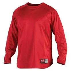 Rawlings UDFP2 Dugout Pullover -Rawlings Sport Baseball Shop 32030112 Rawlings UDFP2 red