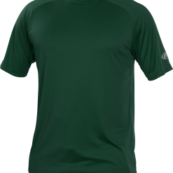 Rawlings YRTT Crew Neck Short Sleeve Youth -Rawlings Sport Baseball Shop 32030129 Rawlings YRTT Crew Neck Short Sleeve Youth darkgreen