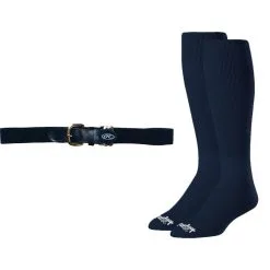 Rawlings Baseball Belt & Sock Combo -Rawlings Sport Baseball Shop 32031002 Rawlings Baseball Belt Sock Combo navy