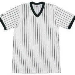 Majestic Adult V-Neck W/Pinstripes (0040)