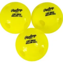 Rawlings Line-Drive Hollow Training Ball (3pk)