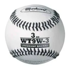 Markwort Weighted White Leather Baseball (WT9W)