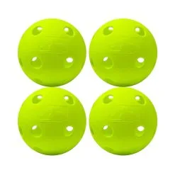 Franklin MLB Indestruct-A-Ball Softball Yellow - 4 Pack