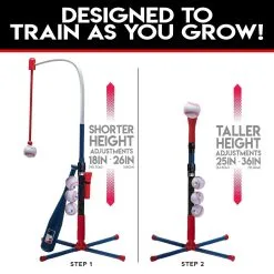 Franklin MLB Youth 2IN1 Grow-With-Me Batting Tee 8 Franklin MLB Youth 2IN1 Grow-With-Me Batting Tee -Rawlings Sport Baseball Shop 34730016 Franklin MLB Youth 2IN1 Grow With Me Batting Tee 5