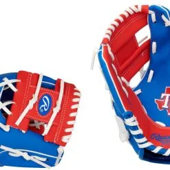 Rawlings MLB Logo Gloves LH 10 Inch -Rawlings Sport Baseball Shop 35030522 Rawlings MLB Logo Gloves 10 Inch rangers3