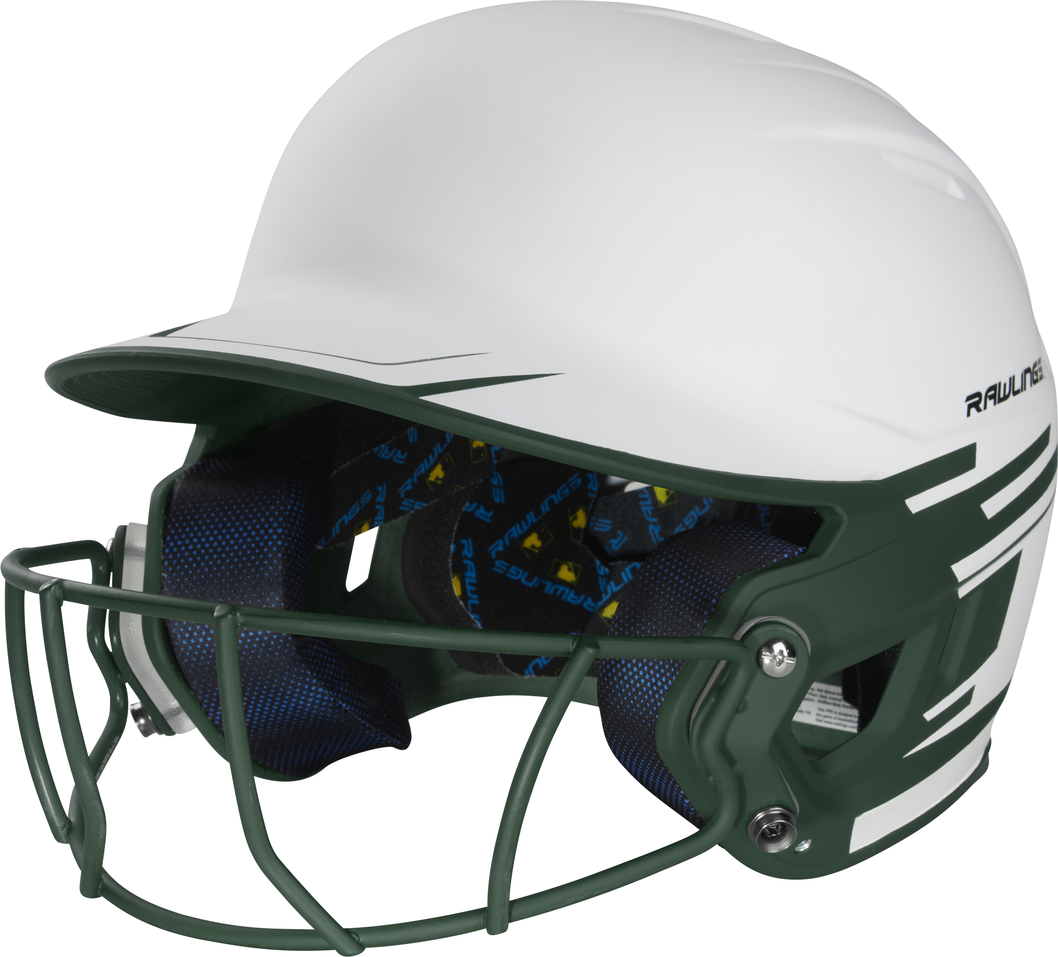 Rawlings MSB13S Mach Ice Softball Helmet W/Mask 4 Rawlings MSB13S Mach Ice Softball Helmet W/Mask - Image 4