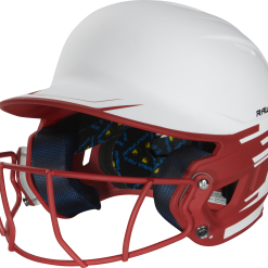 Rawlings MSB13S Mach Ice Softball Helmet W/Mask 9 Rawlings MSB13S Mach Ice Softball Helmet W/Mask -Rawlings Sport Baseball Shop 37030054 Rawlings MSB13S Mach Ice Softball Helmet wMask scarlet