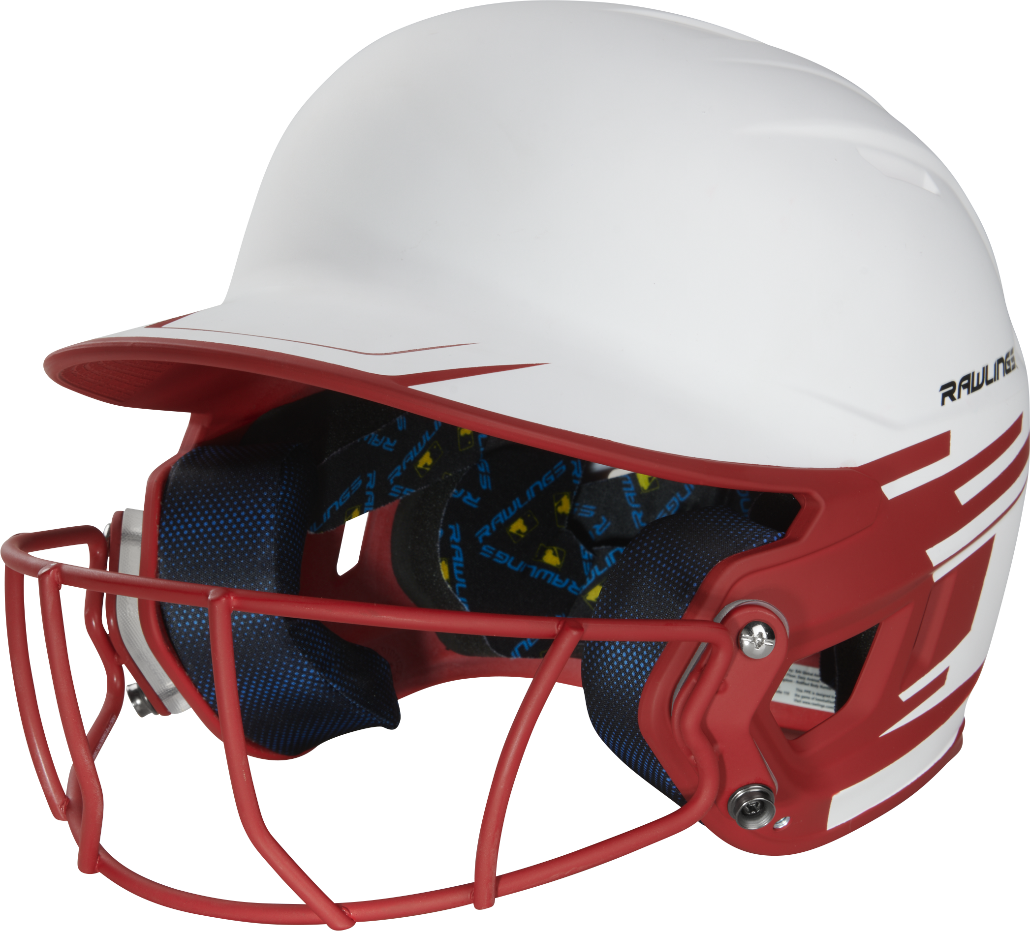 Rawlings MSB13S Mach Ice Softball Helmet W/Mask 5 Rawlings MSB13S Mach Ice Softball Helmet W/Mask - Image 5