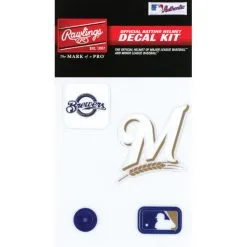 Rawlings MLBDC Decal Kit 8 Rawlings MLBDC Decal Kit -Rawlings Sport Baseball Shop 3703500800003 MLBDC brewers