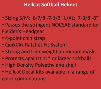 EASTON HELLCAT Slo-Pitch Helmet BS23 7 EASTON HELLCAT Slo-Pitch Helmet BS23 - Image 7