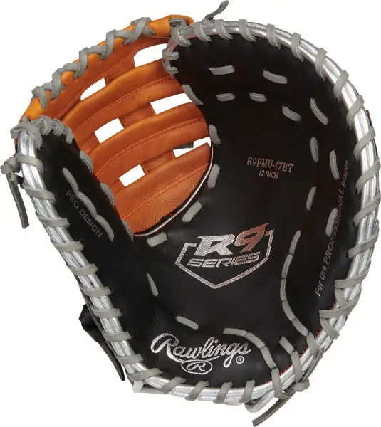 Rawlings BB GLOVE R9 PRO TAPER R9FMU-17BT (LHT) 12 BS23 1 Rawlings BB GLOVE R9 PRO TAPER R9FMU-17BT (LHT) 12 BS23
