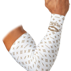 Shock Doctor Showtime Comp Arm Sleeve -Rawlings Sport Baseball Shop 50758003 Shock Doctor Showtime Comp Arm Sleeve whitegoldlux