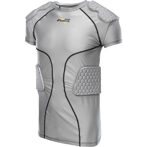 Riddell Power Padded Shirt Adult Grey (RTPTP) 1 Riddell Power Padded Shirt Adult Grey (RTPTP)