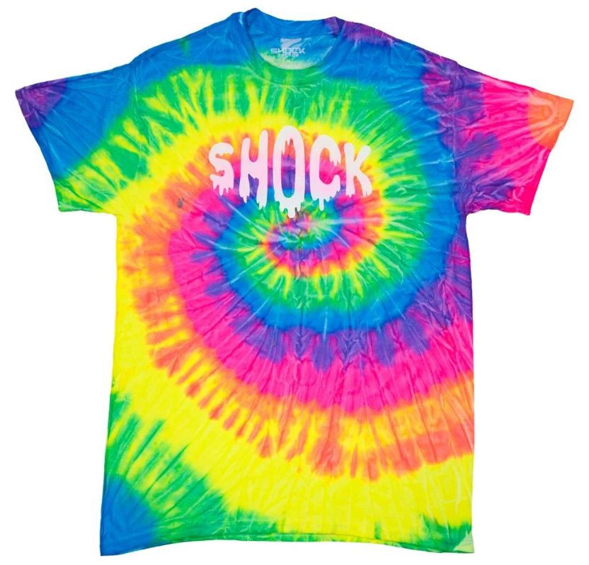 Shock Doctor Shock Drip Multi Tie-Dye Short Sleeve T 1 Shock Doctor Shock Drip Multi Tie-Dye Short Sleeve T