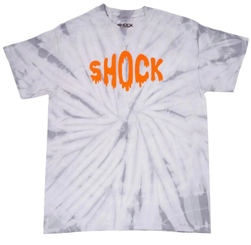 Shock Doctor Shock Drip Grey Tie-Dye Short Sleeve T 1 Shock Doctor Shock Drip Grey Tie-Dye Short Sleeve T