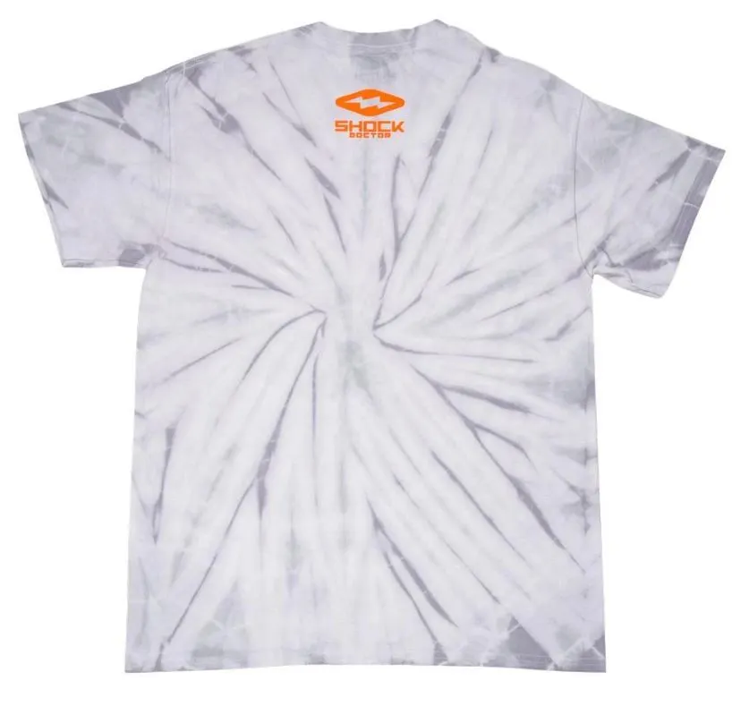 Shock Doctor Shock Drip Grey Tie-Dye Short Sleeve T 2 Shock Doctor Shock Drip Grey Tie-Dye Short Sleeve T - Image 2