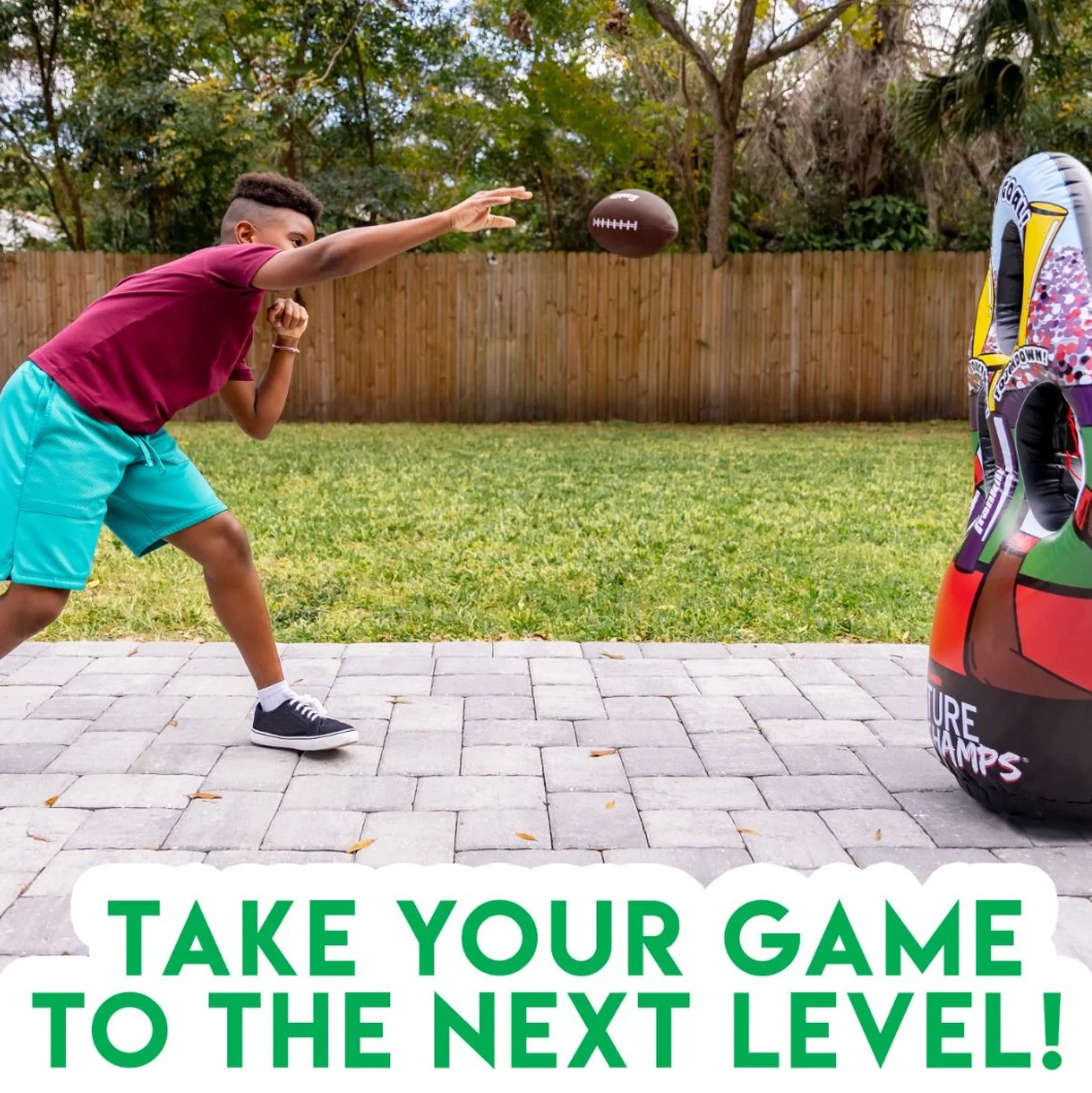 Franklin Kids Inflatable 3-Hole Football Target 6 Franklin Kids Inflatable 3-Hole Football Target - Image 6