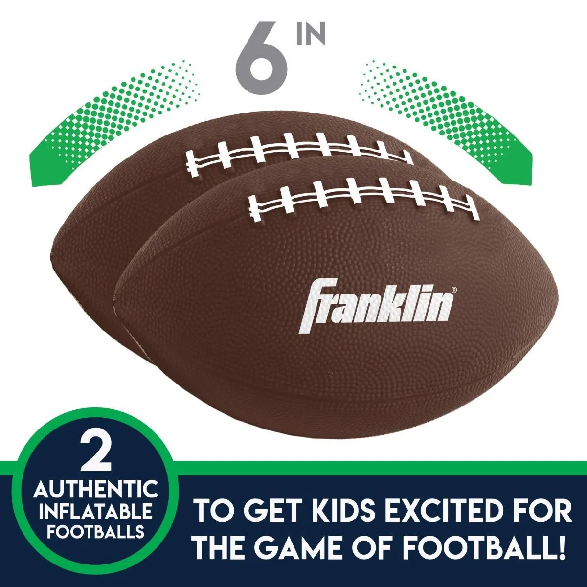 Franklin Kids Inflatable 3-Hole Football Target 3 Franklin Kids Inflatable 3-Hole Football Target - Image 3