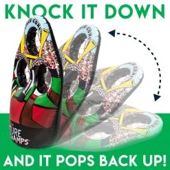 Franklin Kids Inflatable 3-Hole Football Target 10 Franklin Kids Inflatable 3-Hole Football Target -Rawlings Sport Baseball Shop 54730006 Franklin Kids Inflatable 3 Hole Football Target 7