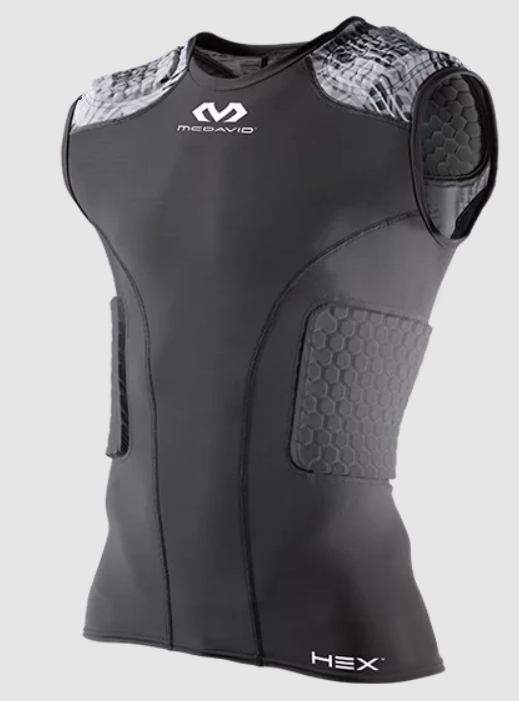 McDavid Hex 5 Pad Sleeveless Shirt Adult (7932) 1 McDavid Hex 5 Pad Sleeveless Shirt Adult (7932)