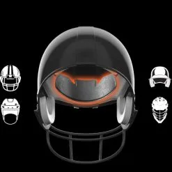 Shock Doctor NoSweat Helmet Liner Black - 6 Pack -Rawlings Sport Baseball Shop 55750001 Shock Doctor NoSweat Helmet Liner Black 3