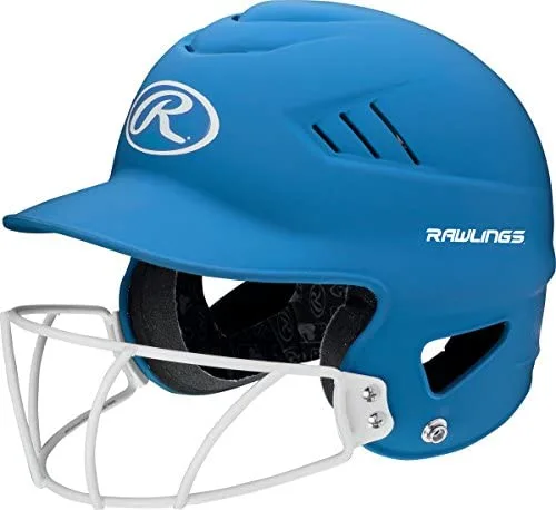 BAT HELMET RAWLINGS COOLFLO W/ FACEGUARD- RCFHLFG- BS23 3 BAT HELMET RAWLINGS COOLFLO W/ FACEGUARD- RCFHLFG- BS23 - Image 3