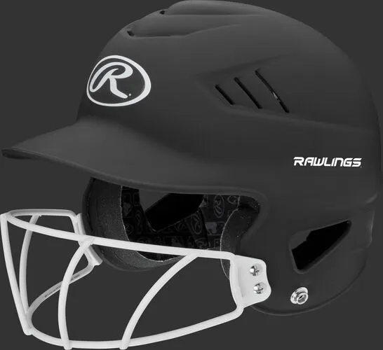 BAT HELMET RAWLINGS COOLFLO W/ FACEGUARD- RCFHLFG- BS23 15 BAT HELMET RAWLINGS COOLFLO W/ FACEGUARD- RCFHLFG- BS23 - Image 15