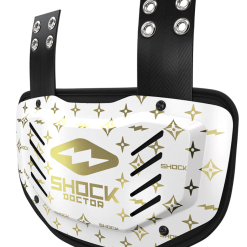 Shock Doctor Showtime Back Plate -Rawlings Sport Baseball Shop 58750002 Shock Doctor Showtime Back Plate whitegold