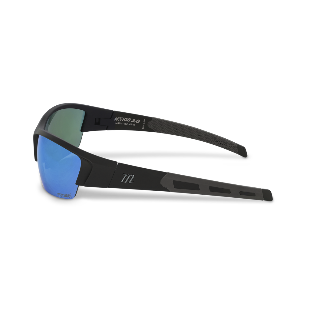 SUNGLASSES MARUCCI MV108 2.0 MATTE BLK/BL MIRROR BS23 (mb-b) 2 SUNGLASSES MARUCCI MV108 2.0 MATTE BLK/BL MIRROR BS23 (mb-b) - Image 2