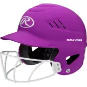 BAT HELMET RAWLINGS COOLFLO W/ FACEGUARD- RCFHLFG- BS23 8 BAT HELMET RAWLINGS COOLFLO W/ FACEGUARD- RCFHLFG- BS23 - Image 8
