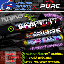 PURE SPORTS SP BAT PURE 2023 GRAFFITI 13" 0.75 Oz EL- BS23 -Rawlings Sport Baseball Shop Graffiti