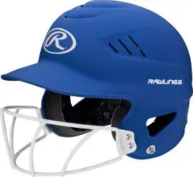 BAT HELMET RAWLINGS COOLFLO W/ FACEGUARD- RCFHLFG- BS23 1 BAT HELMET RAWLINGS COOLFLO W/ FACEGUARD- RCFHLFG- BS23
