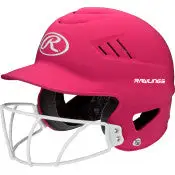 BAT HELMET RAWLINGS COOLFLO W/ FACEGUARD- RCFHLFG- BS23 6 BAT HELMET RAWLINGS COOLFLO W/ FACEGUARD- RCFHLFG- BS23 - Image 6