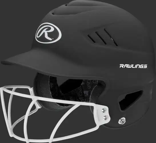 BAT HELMET RAWLINGS COOLFLO W/ FACEGUARD- RCFHLFG- BS23 24 BAT HELMET RAWLINGS COOLFLO W/ FACEGUARD- RCFHLFG- BS23 - Image 24