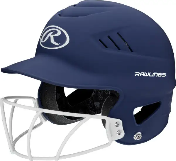 BAT HELMET RAWLINGS COOLFLO W/ FACEGUARD- RCFHLFG- BS23 2 BAT HELMET RAWLINGS COOLFLO W/ FACEGUARD- RCFHLFG- BS23 - Image 2