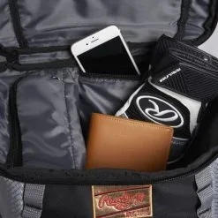 BALL BAG RAWLINGS R1000 PLAYERS BACKPACK- 21" X 17" X 13"- BS23 -Rawlings Sport Baseball Shop de24687fa5d5aac13f0708c2de494b2c