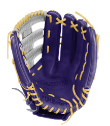 SP GLOVE WILSON A2000- SP13 SNAKESKIN- 13" -BS22 SMU PURPLE-YELLOW -Rawlings Sport Baseball Shop f44e62799a3b0094c822fbd673773d7b