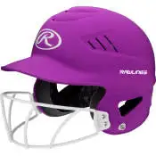 BAT HELMET RAWLINGS COOLFLO W/ FACEGUARD- RCFHLFG- BS23 18 BAT HELMET RAWLINGS COOLFLO W/ FACEGUARD- RCFHLFG- BS23 - Image 18
